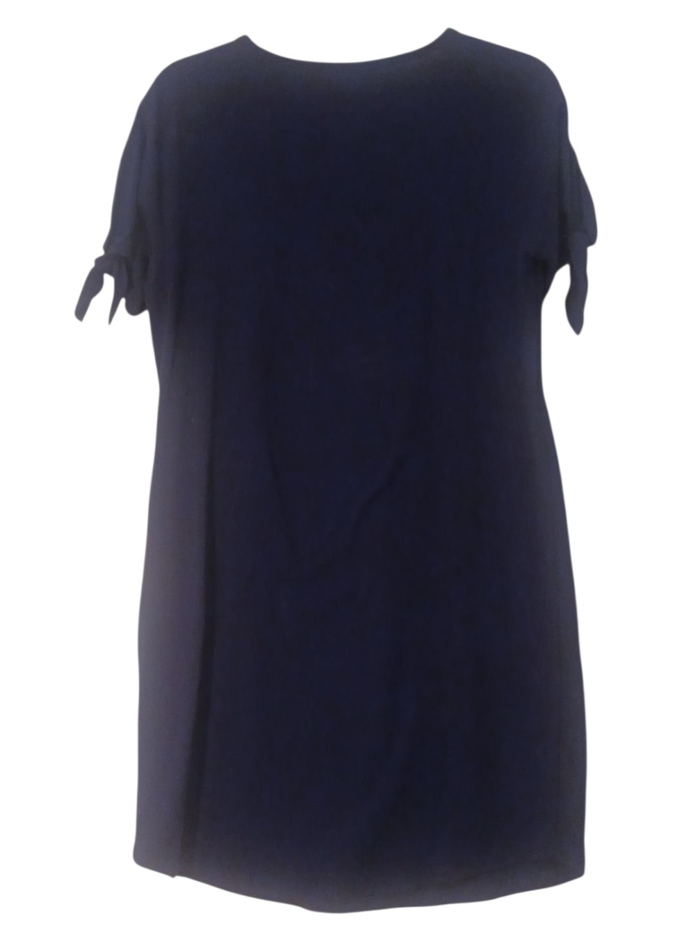 Michael Kors -Navy Blue Shift Dress, Short Sleeve, Round Neck, Size Small - Picture 2 of 8